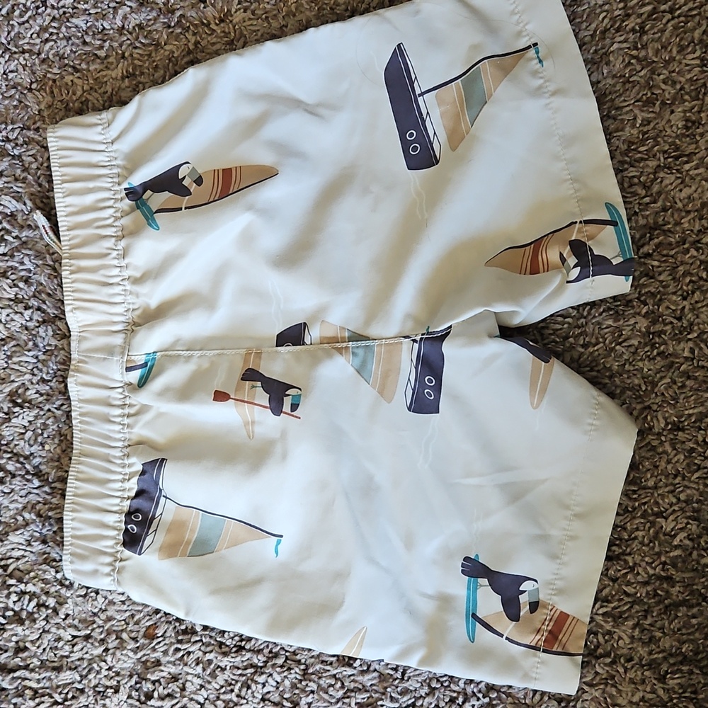 GUC Carter's Ahoy There! Toucan Sailboat Swim Set Rash Guard Size 18-24 Months - Picture 9 of 10